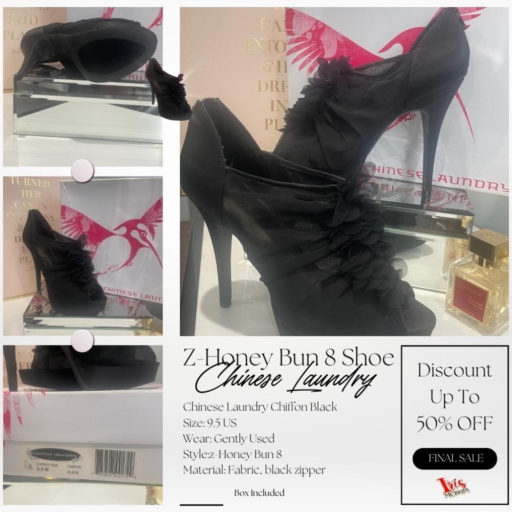 Black Mesh Heel Booties | Chinese Laundry